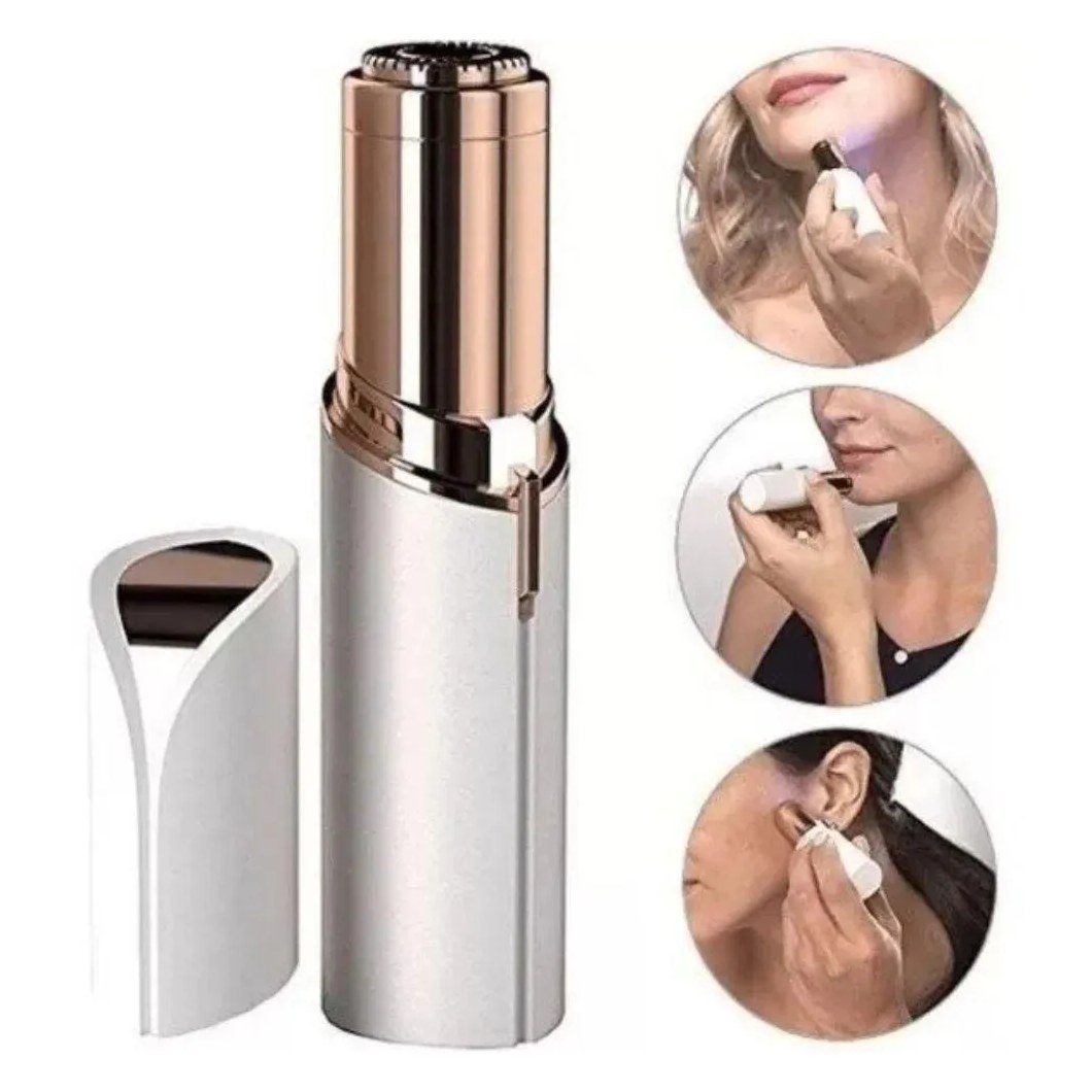 Kit Depilador Portátil para Sobrancelha e Depilador Facial Buço Aparador de Pelos