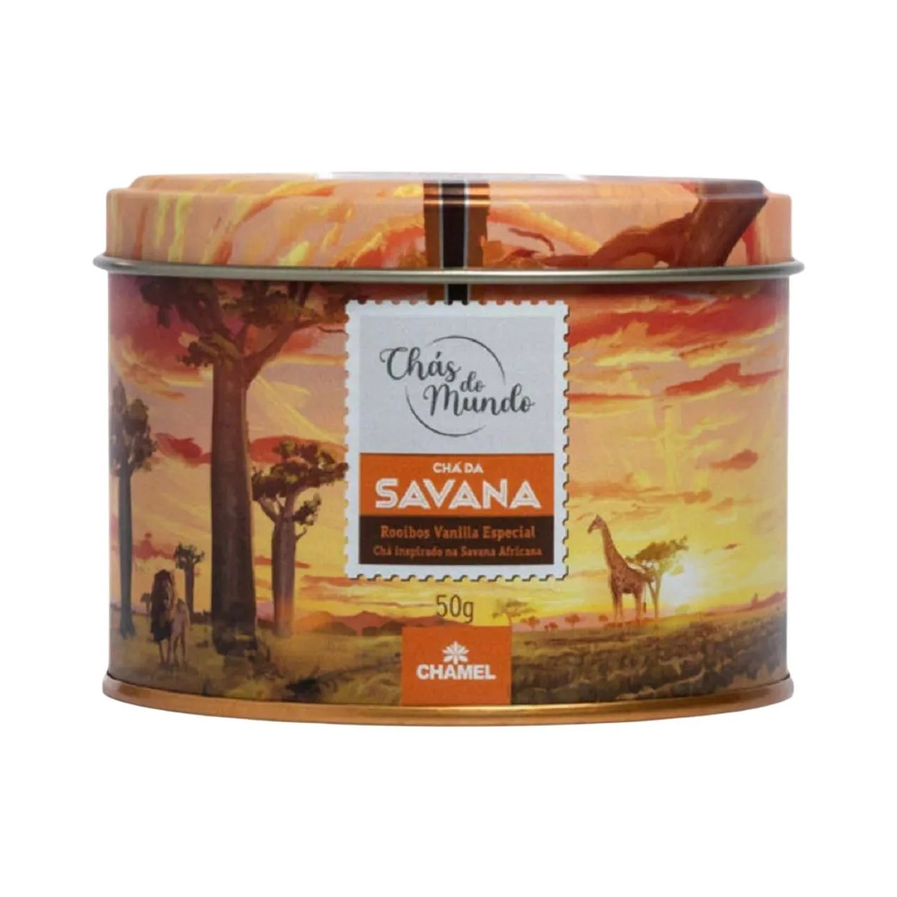 Chás do Mundo Pouch Chá Savana Lata 50g - Chamel