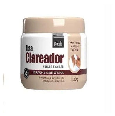 Creme Clareador de Pele Virilha e Axila Corporal Tripla Ação
