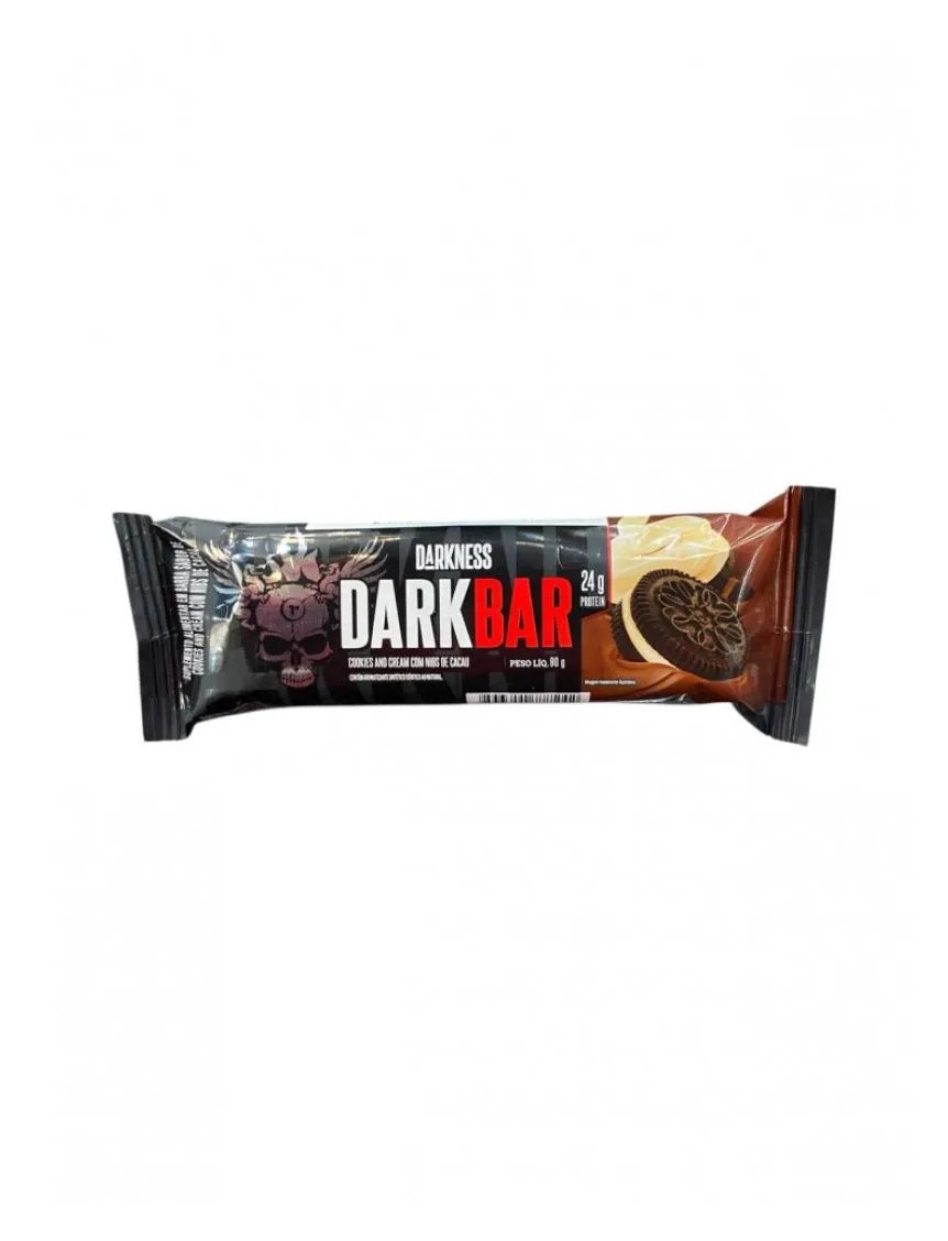 Dark Bar (90G) - Nova Embalagem - Sabor: Cookies And Cream com Nibs de Cacau