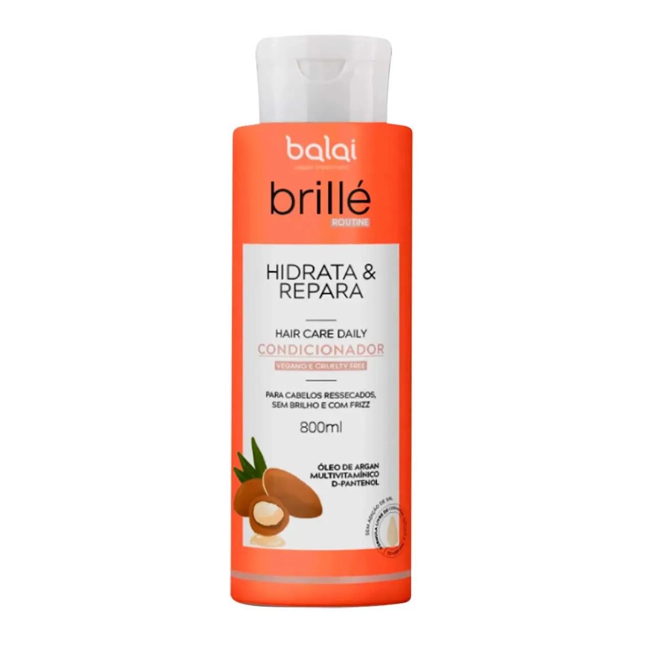 Condicionador Brillé Hidrata & Repara Balai 800ml