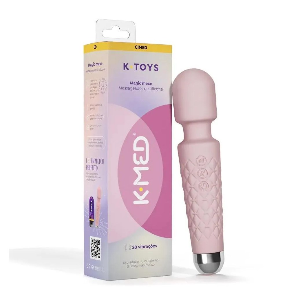 Massageador de Silicone Magic Mexe K-med K-toys Cimed
