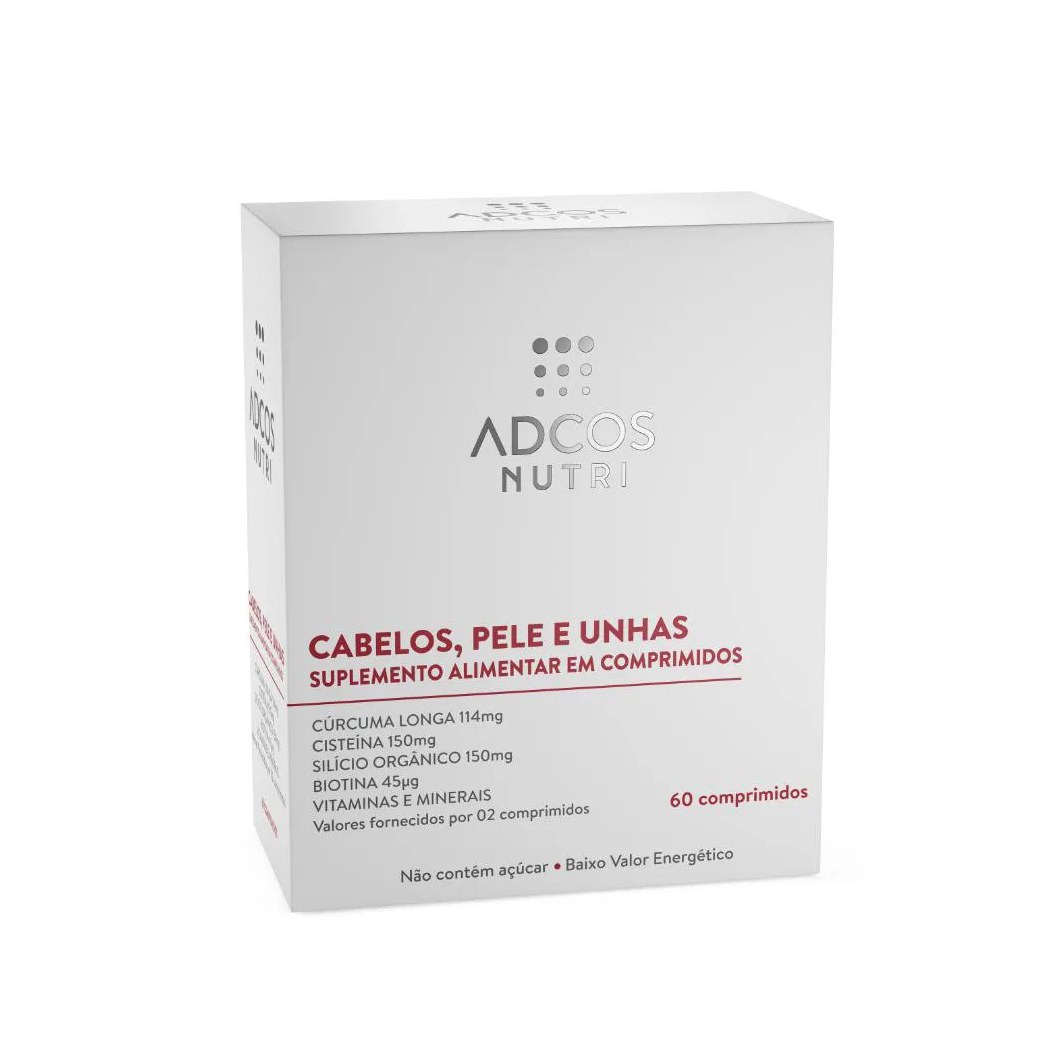 Adcos Nutri Cabelos, Pele e Unhas 60 Comprimidos