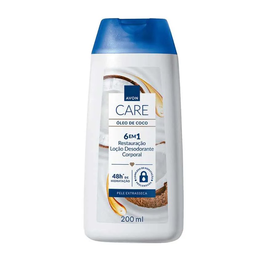 Avon Care Oleo de Coco Locao Hidratante Corporal 200ml