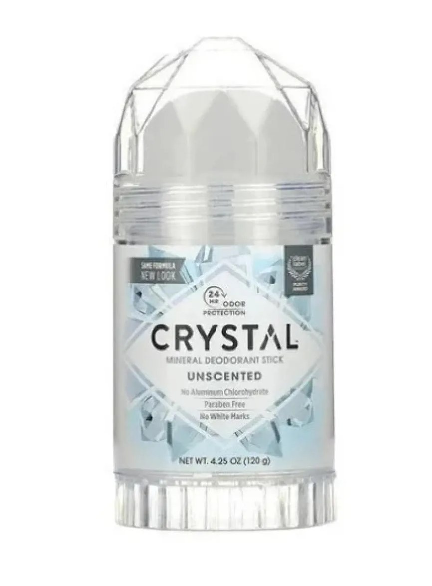 Crystal, Desodorante Mineral Em Bastão, Sem Perfume, 120 G