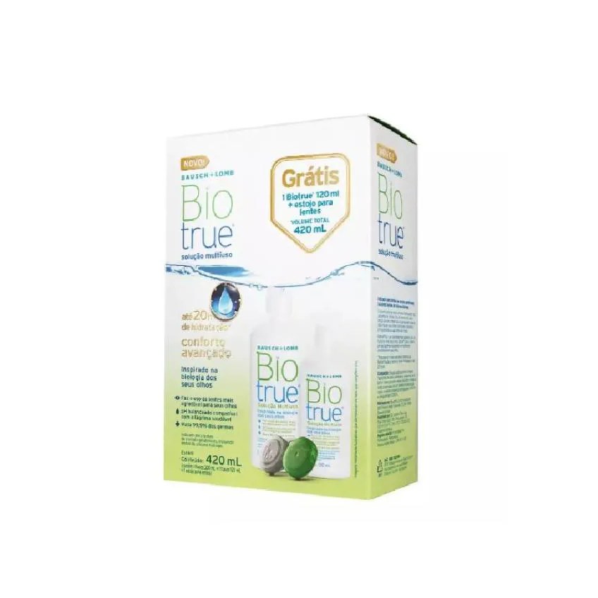 Biotrue Solução Multiuso 300+120ml