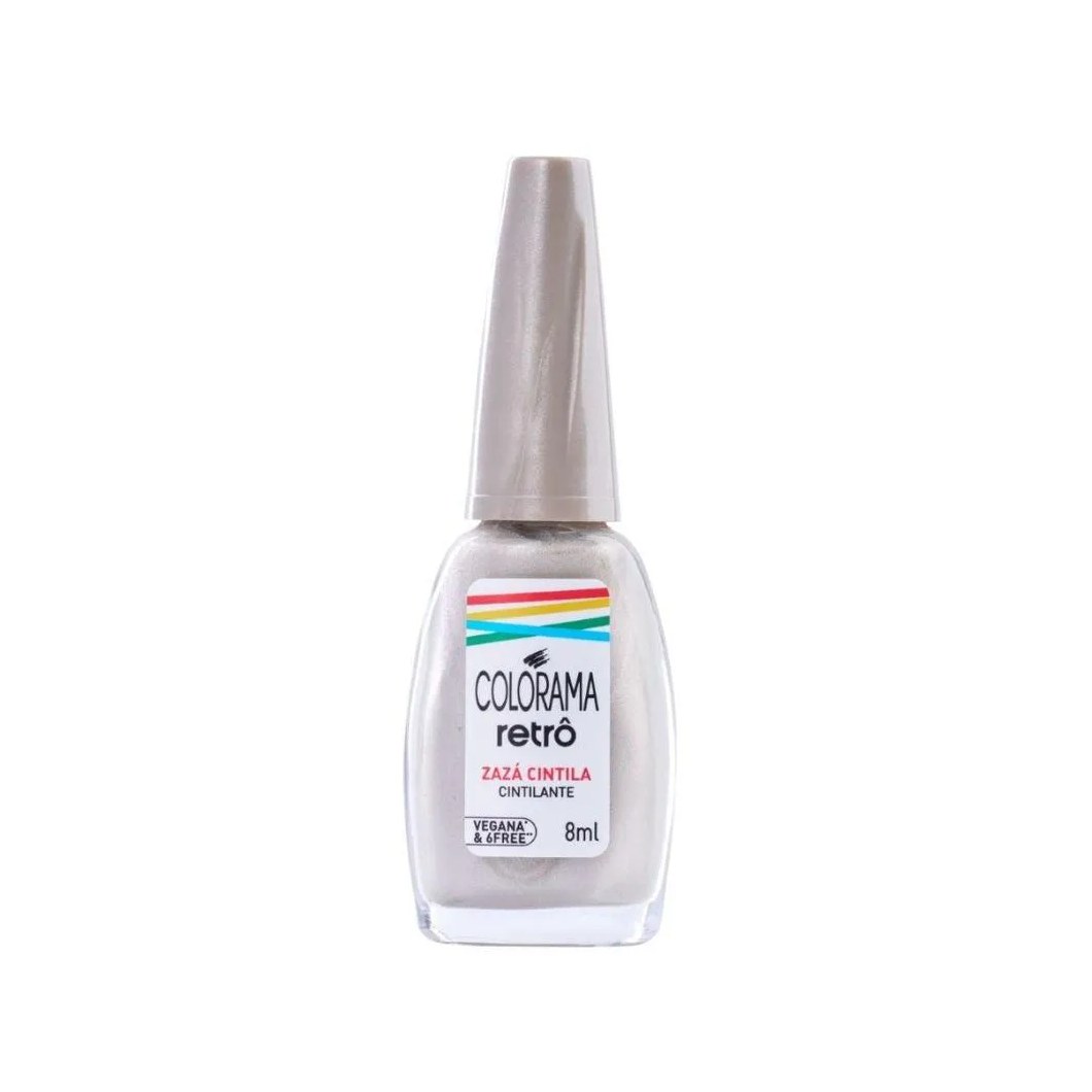 Esmalte Colorama Retrô Zazá Cintilante Nu