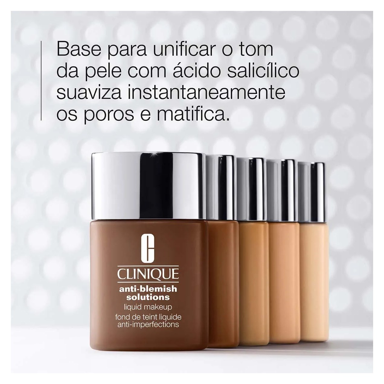 Base Líquida Clinique Anti-Blemish Solutions Tratamento Para Acnes 30ml - CN 52 Neutral
