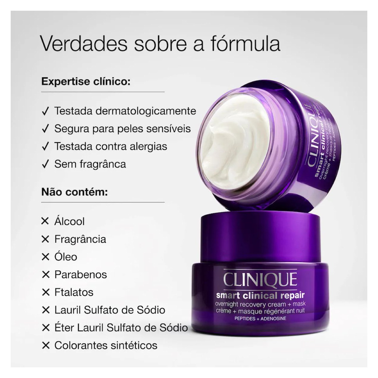 Creme Antirrugas Noturno Smart Overnight 50ml