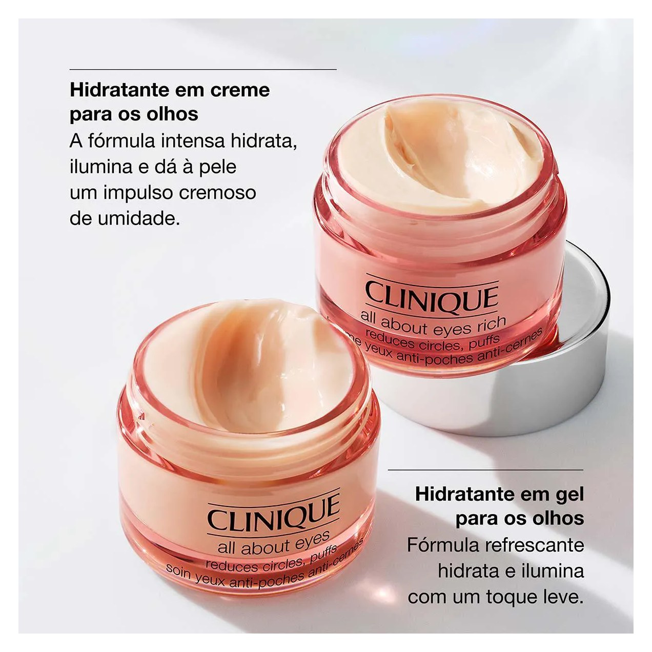 Hidratante Gel-Creme Clinique All About Eyes Área Dos Olhos 15ml