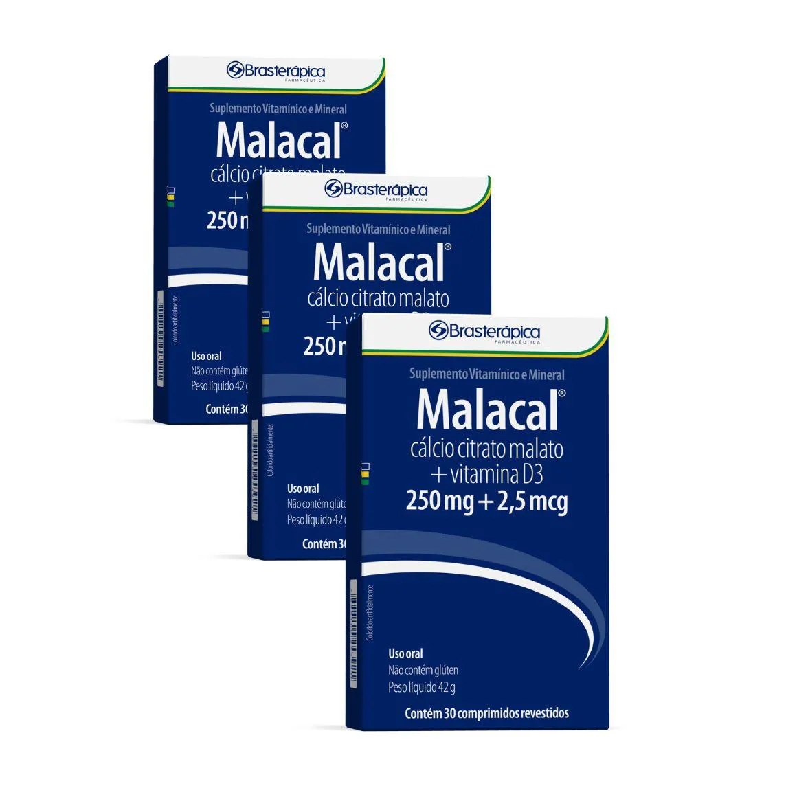 Kit 3 Malacal Comp Rev C/ 90 Comprimidos