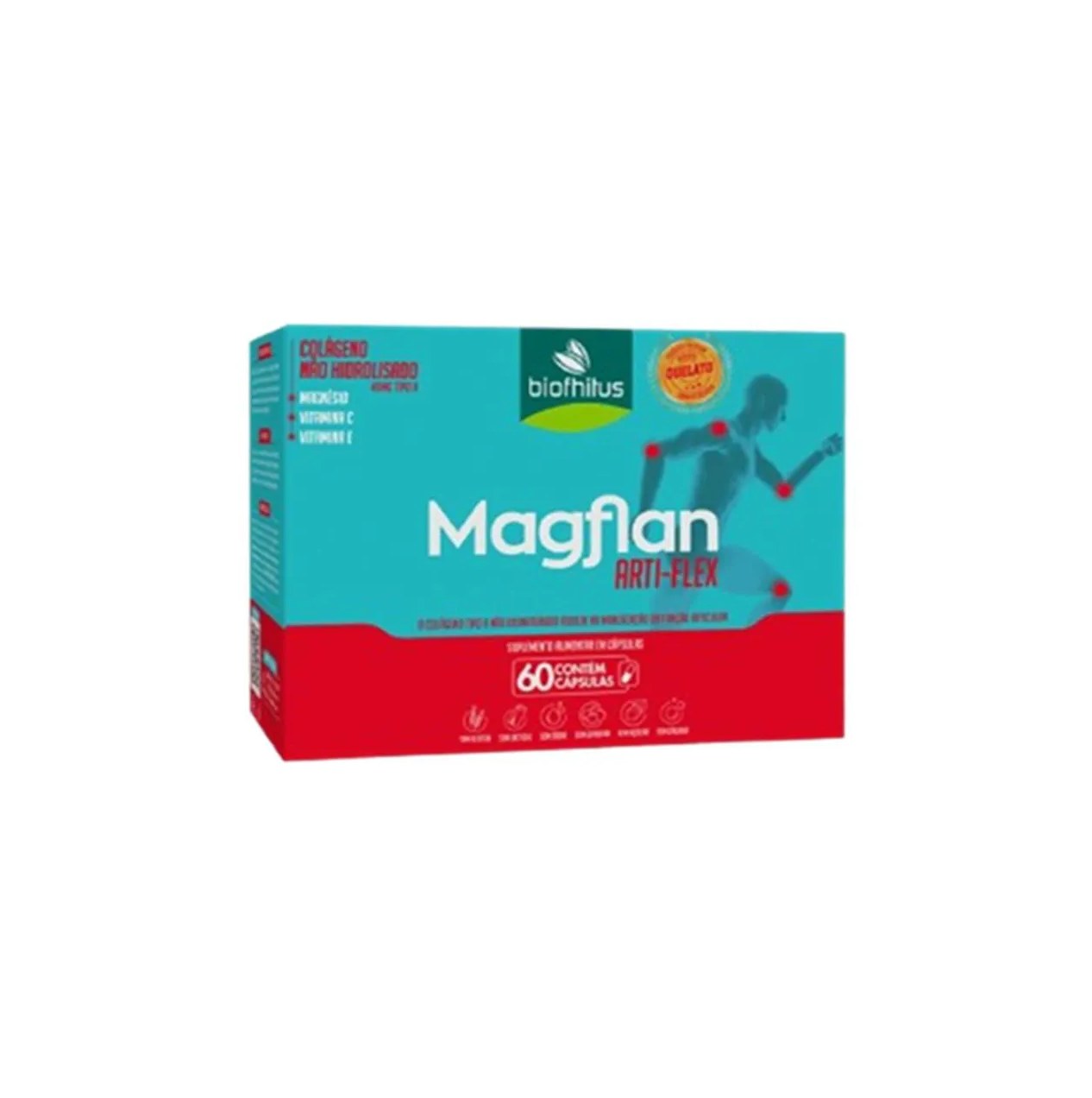 COLáGENO NãO HIDROLISADO TIPO II MAGFLAN ARTI-FLEX 60CáPS
