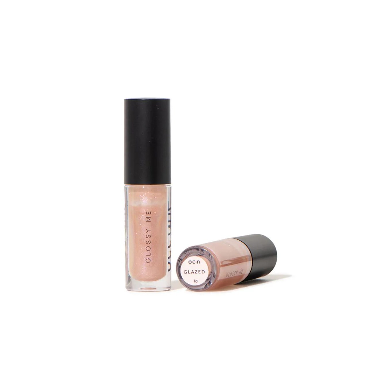 Mini Brilho Labial Oceane Glossy Me Glazed Transparente 1g