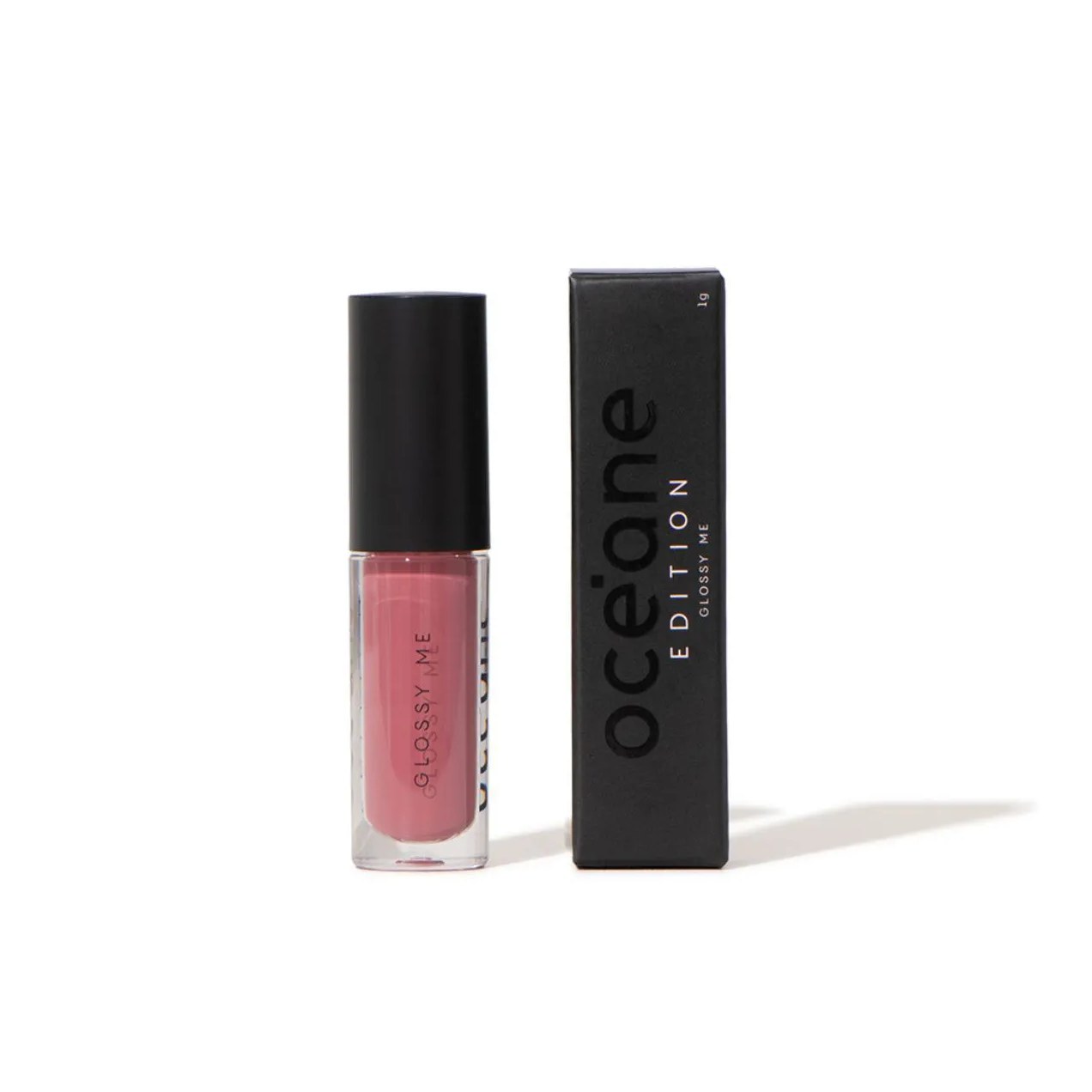 Mini Brilho Labial Oceane Glossy Me Glazed Rosa 1g