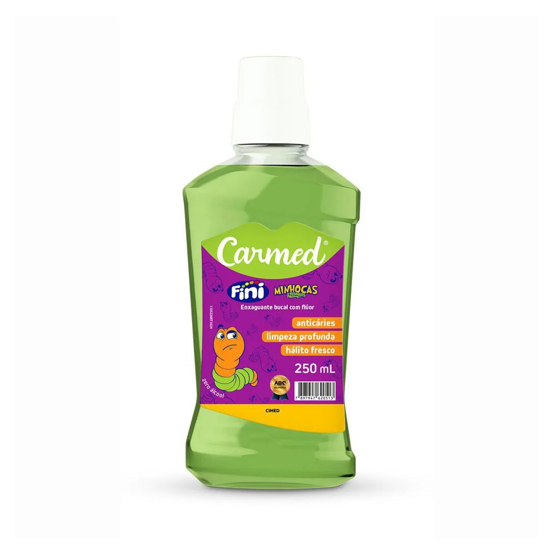 Enxaguante Bucal Carmed Fini Minhoca 250 Ml