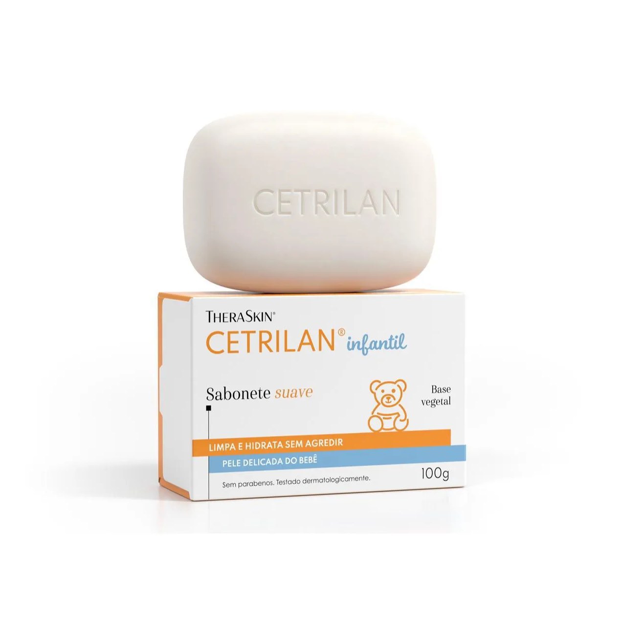 Sabonete em Barra Suave Cetrilan Infantil com 100g