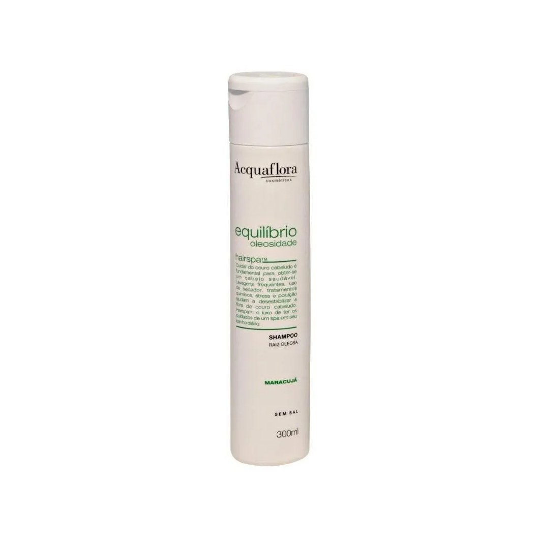Shampoo Acquaflora Equilibrio Oleosidade Raiz Oleosa 300ml