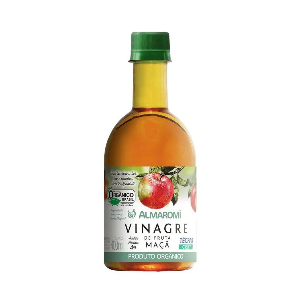 Vinagre de Maçã Orgânico 400ml Pet - Almaromi