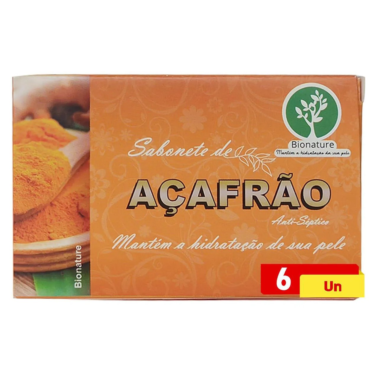 Sabonete de Açafrão 6 X 110g Bionature