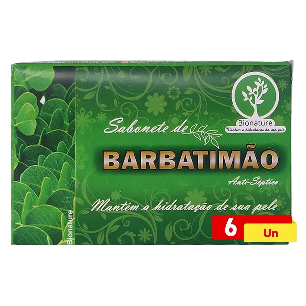Sabonete de Barbatimão 6 X 110g Bionature