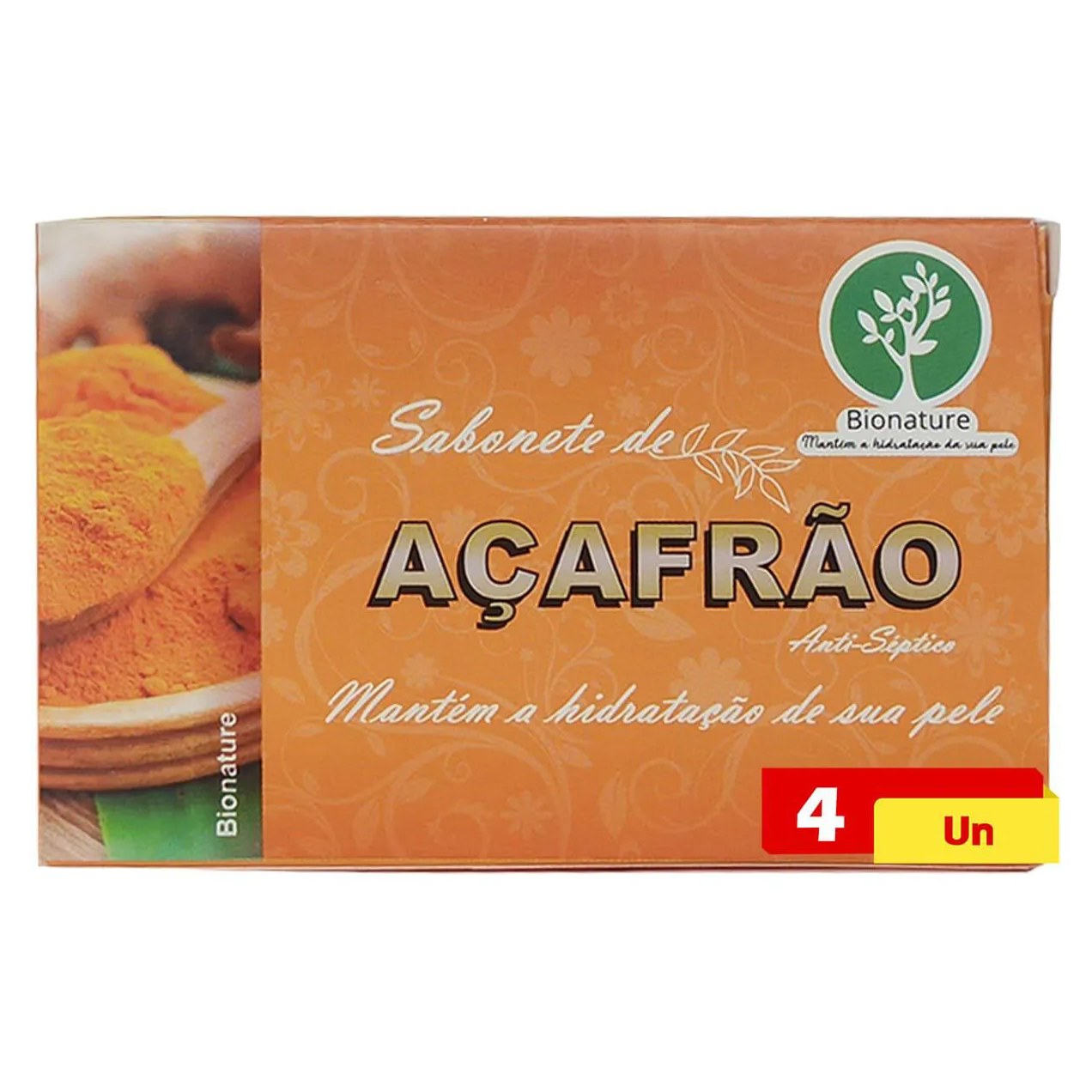 Sabonete de Açafrão 4 X 110g Bionature