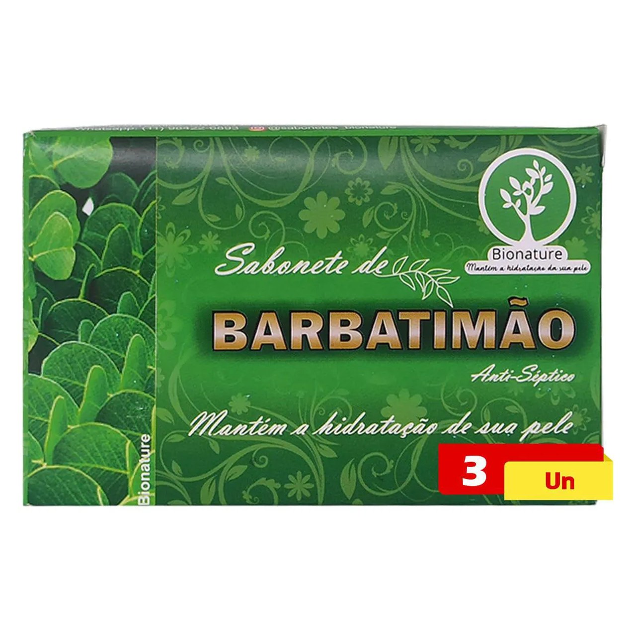 Sabonete de Barbatimão 3 X 110g Bionature
