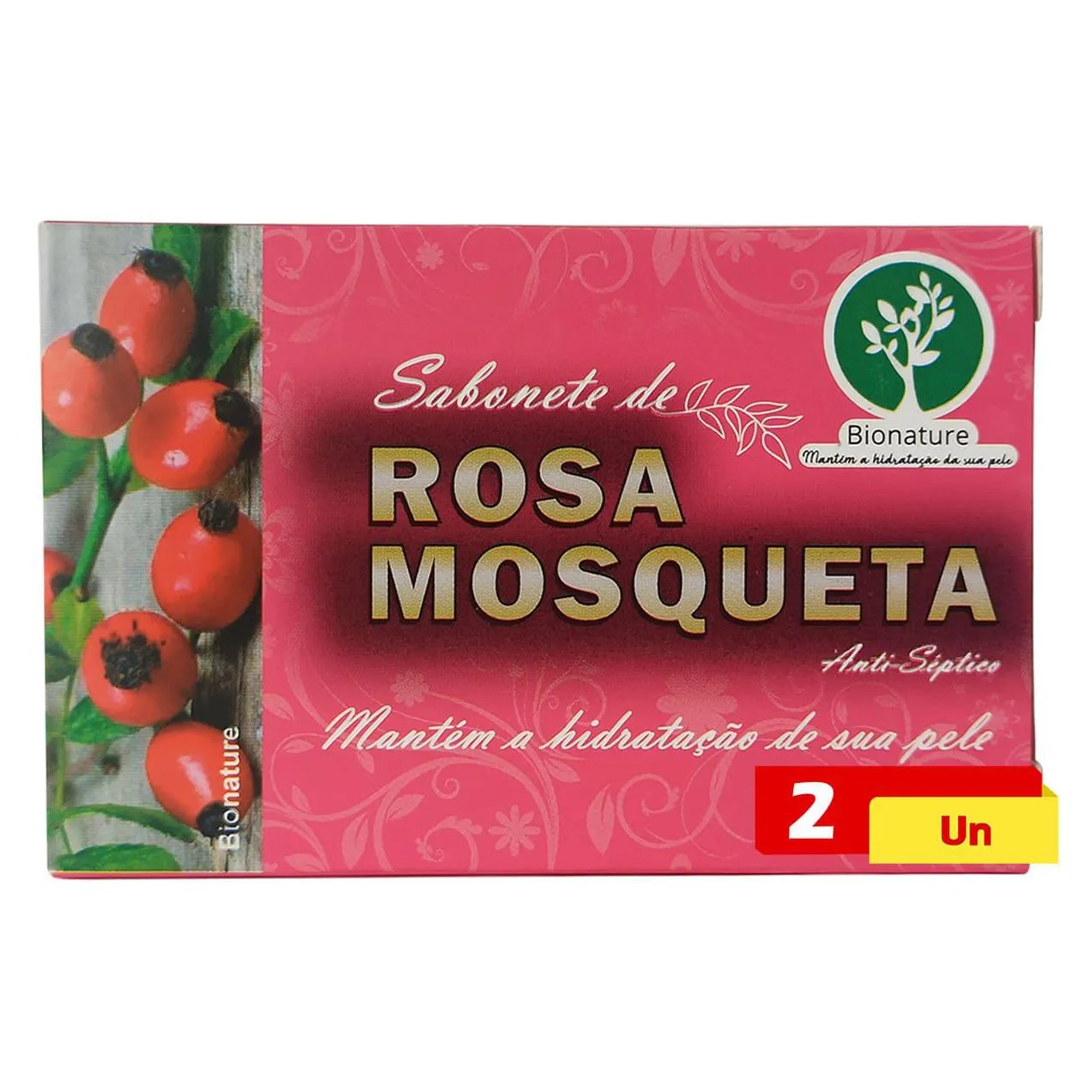 Sabonete de Rosa Mosqueta 2 X 110g Bionature