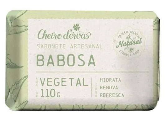Sabonete de Babosa 110g Cheiro de Ervas