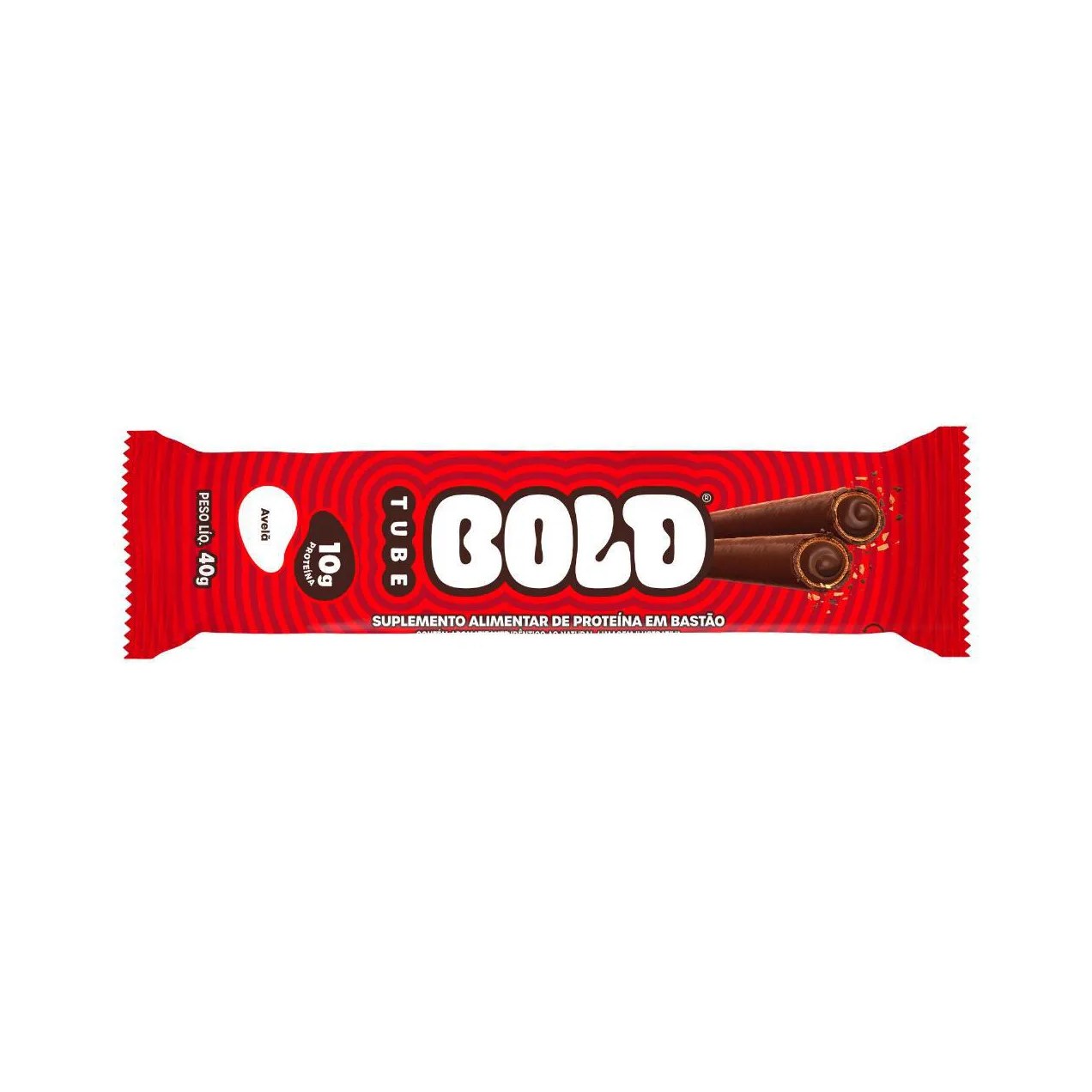 Snack de Proteína Bold Tube Avelã 40g