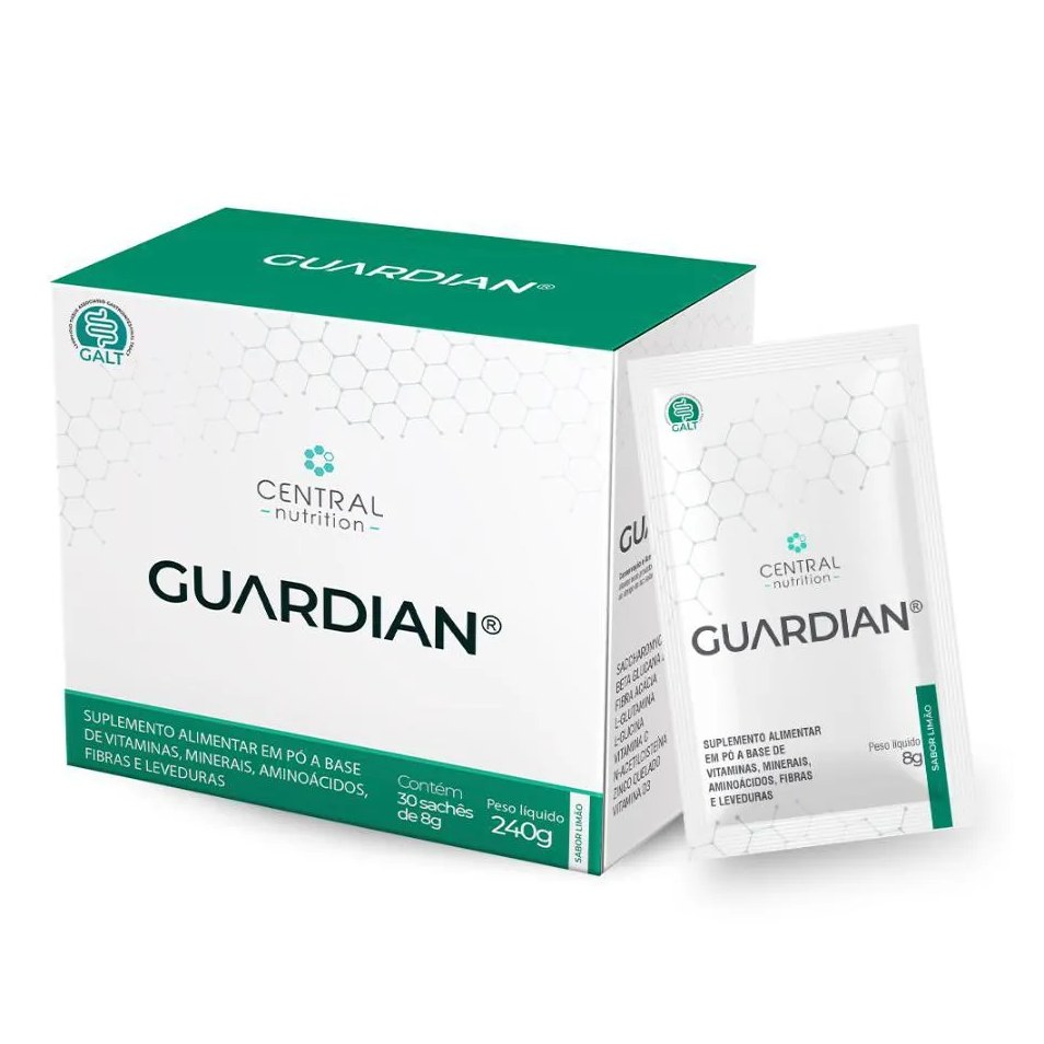 Guardian 8,5g - 30 Sachês - Central Nutrition Limão