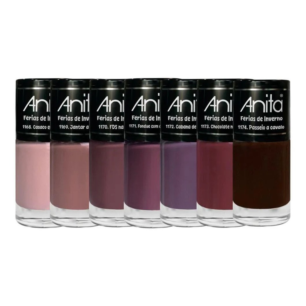 Kit Esmalte Anita Coleção Férias de Inverno