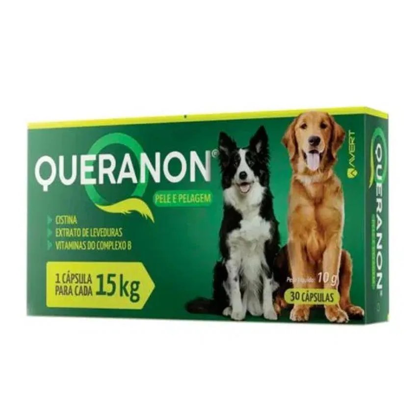 Queranon Medium Size - Cães Até 15kg -10g - 30 cápsulas