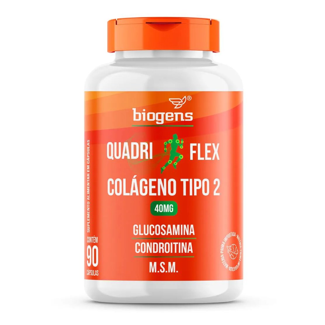 Quadri Flex, Colágeno 2 Glucosamina Condroitina 90c Biogens