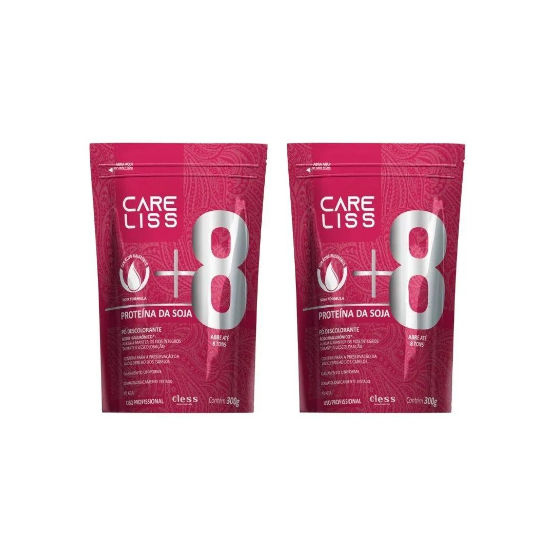 Po Descolorante Care Liss Proteina da Soja 300g - Kit C / 2un