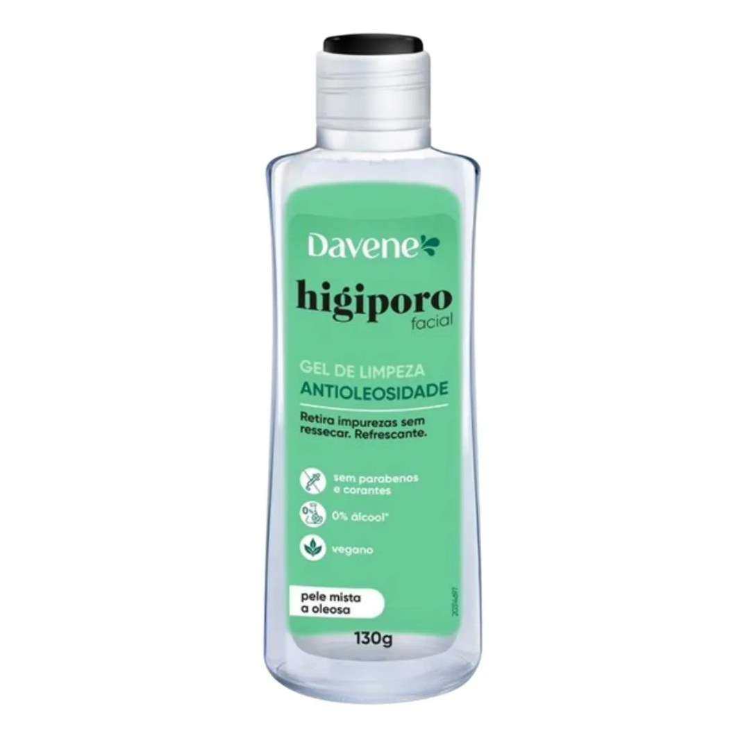 Sabonete Gel Antioleosidade Pele Mista A Oleosa 130g Davene