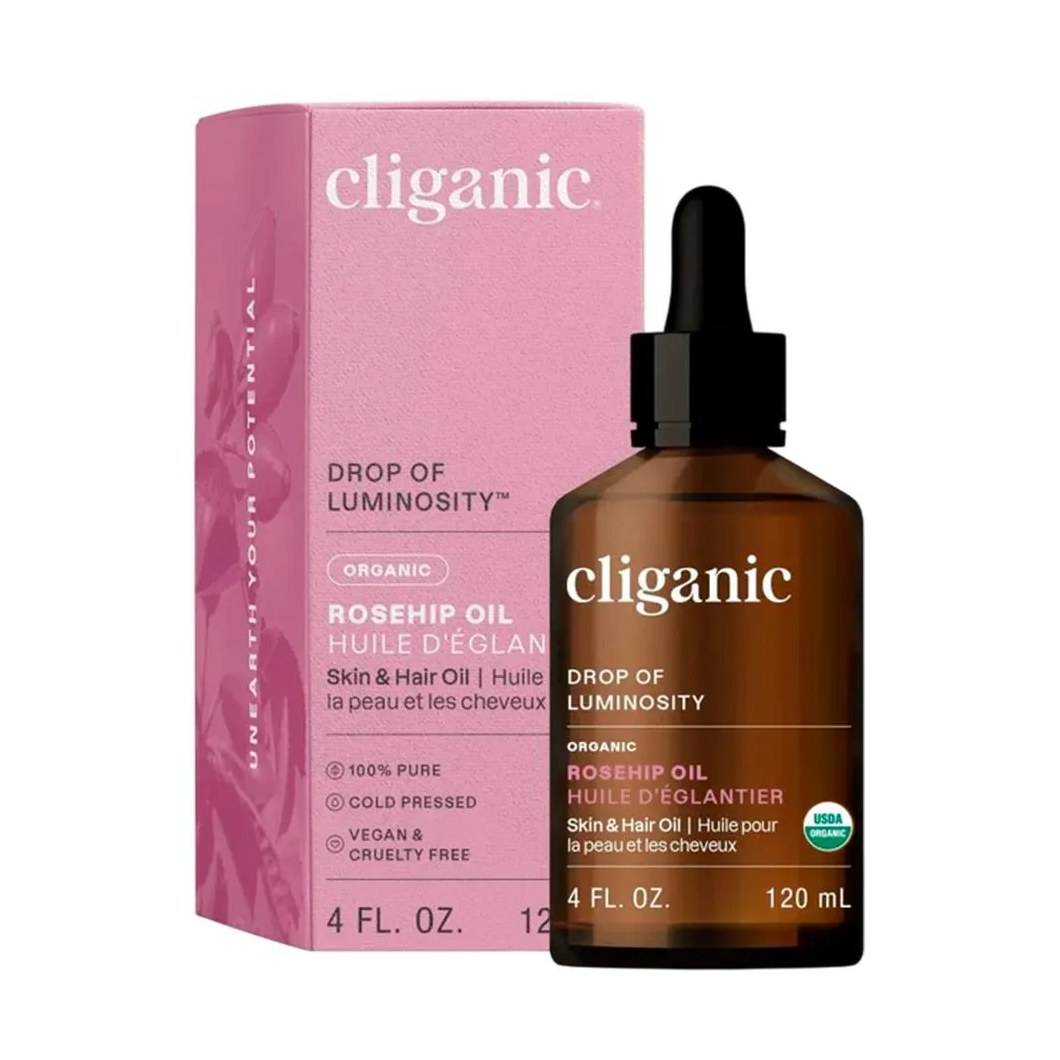 Óleo Rosa Mosqueta Orgânico Cliganic 120ml Importado