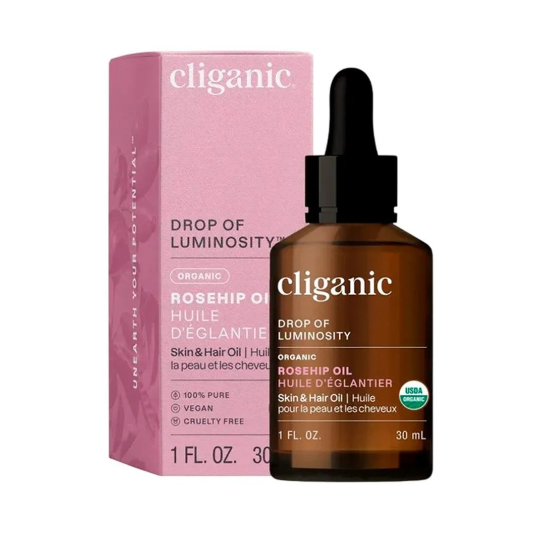 Óleo de Rosa Mosqueta Orgânico Cliganic 30ml Importado