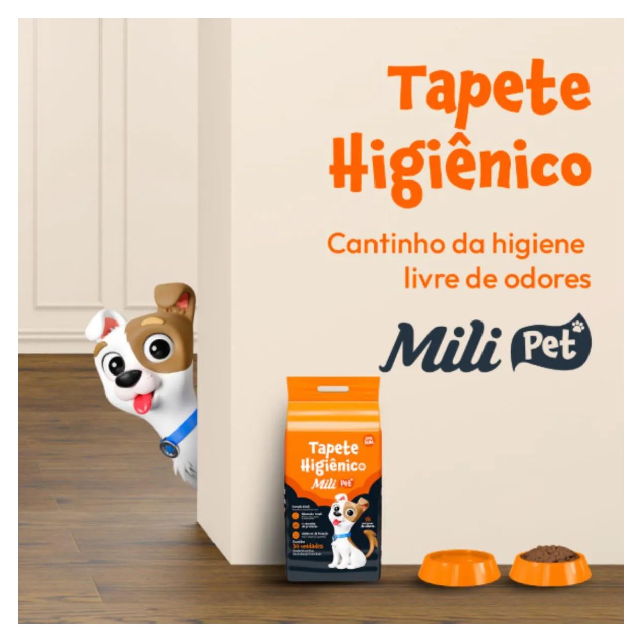 Kit C3 Tapete Higiênico C/ 7 Unidades - Mili Pet