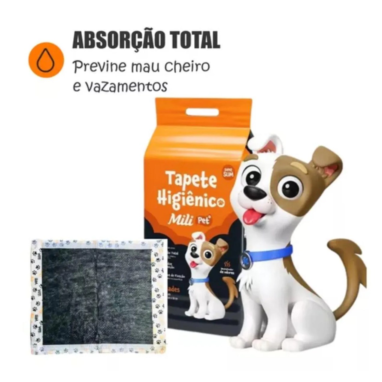 Kit C4 Tapete Higiênico C/ 7 Unidades - Mili Pet