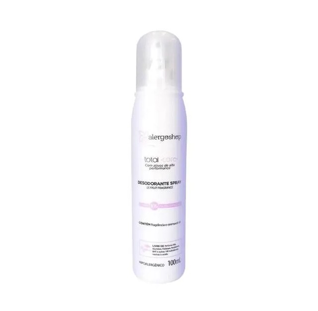 Desodorante Spray Le Fruit Hipoalergênico Total Care Alergoshop 100ml