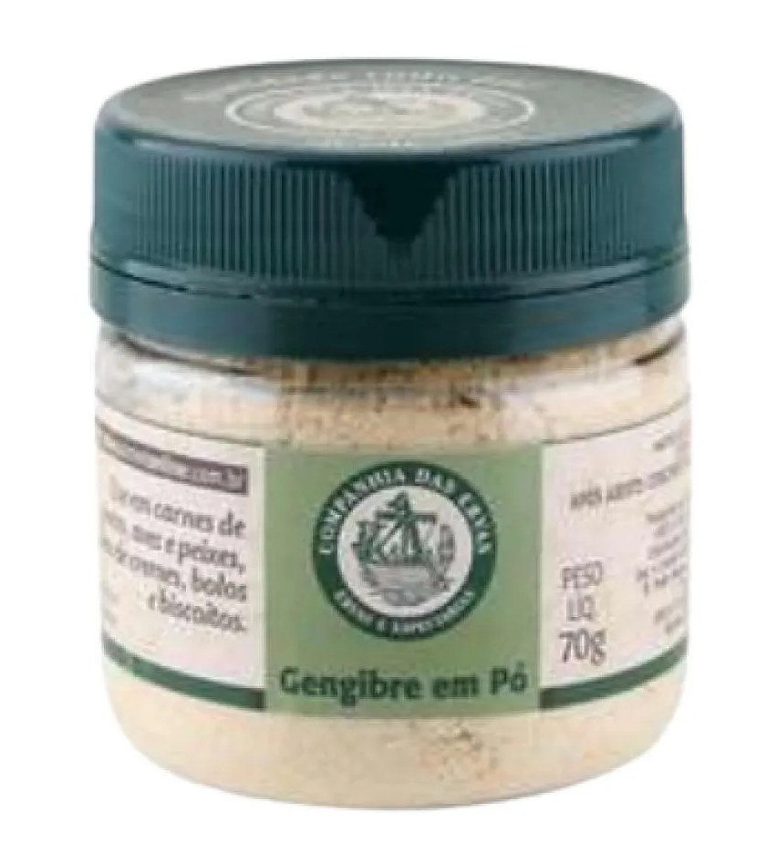 Kit 2X: Gengibre em Pó Companhia das Ervas 70G