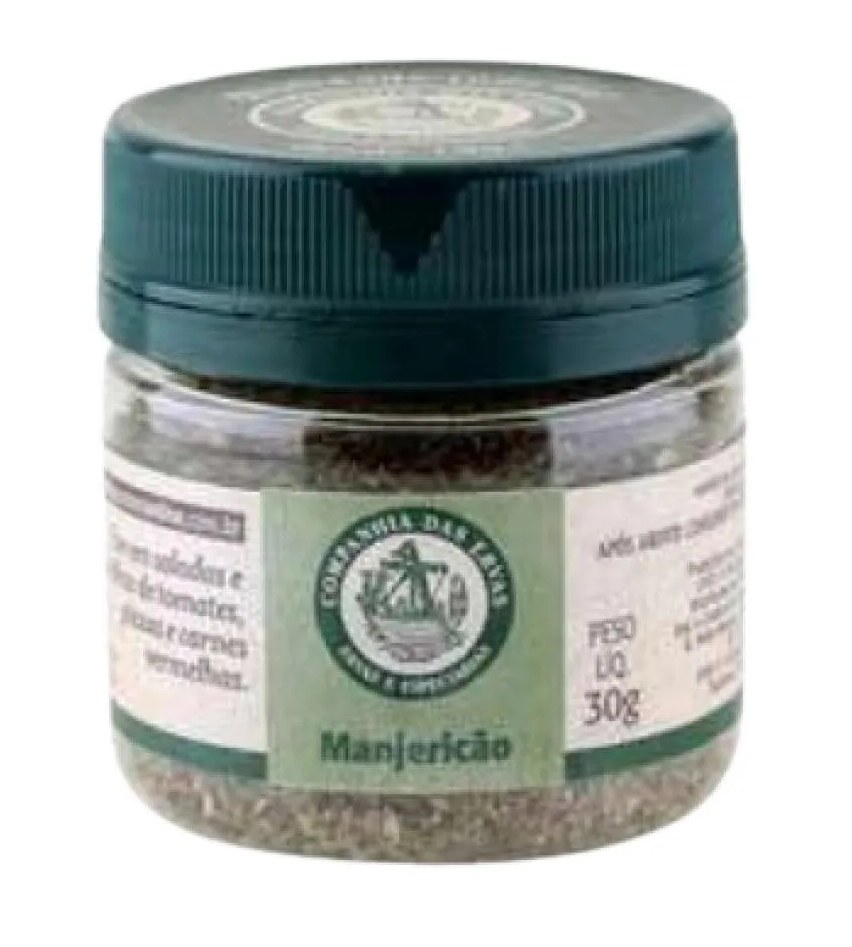 Kit 2x: Manjericão Companhia das Ervas 30g