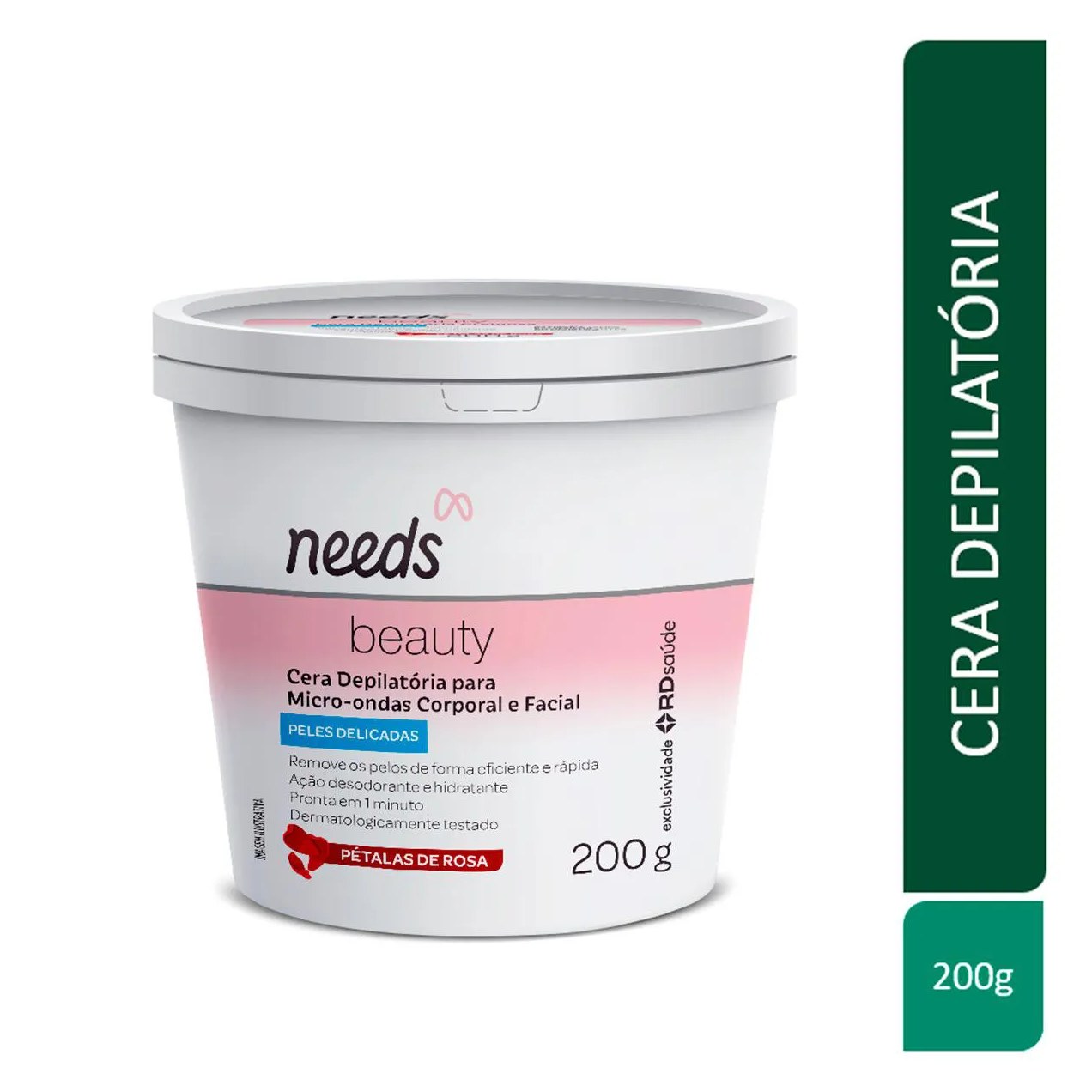 Cera Cremosa Facial Depilsam de Micro-ondas Mel 40g