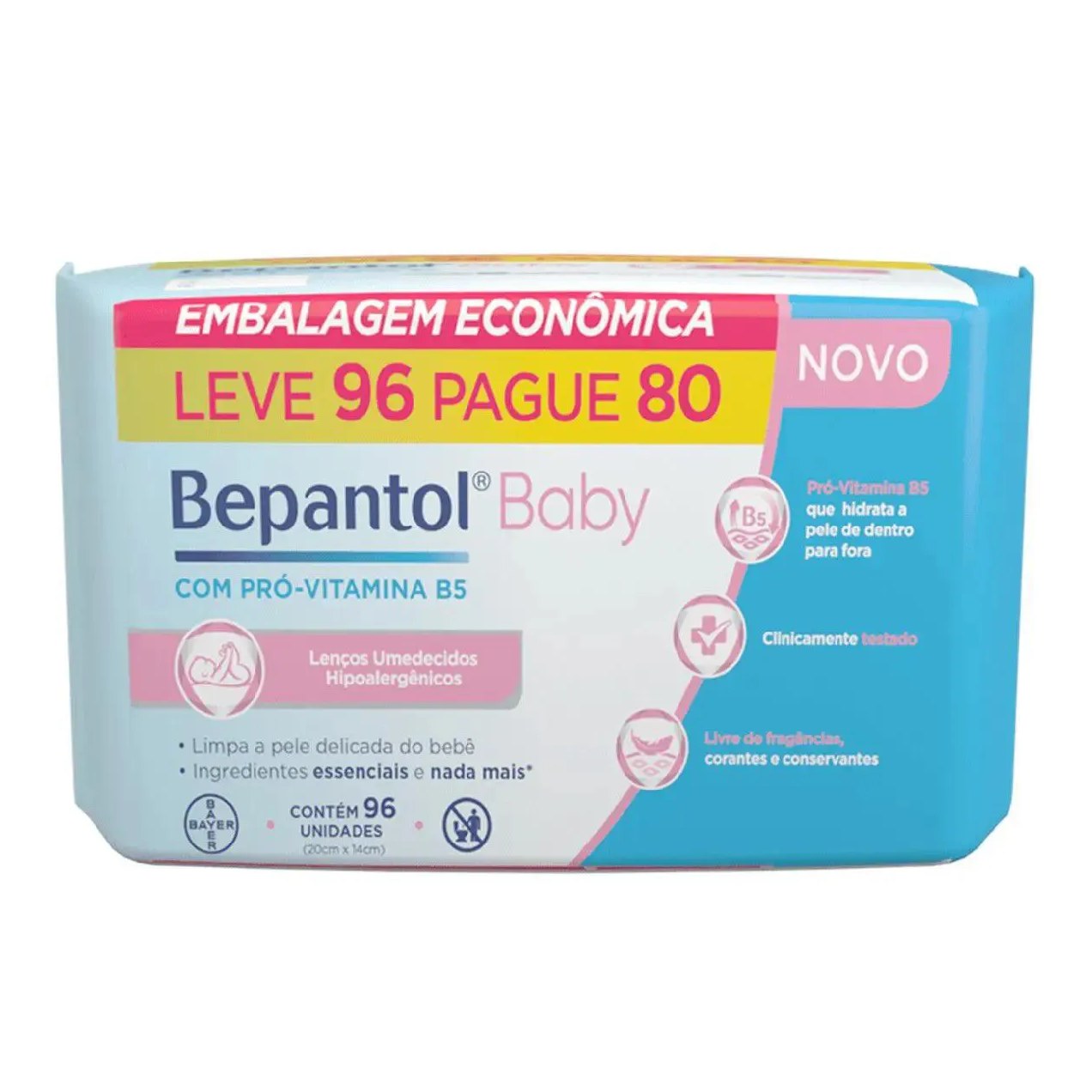 Bepantol Baby Lenço Umedecido 96uni - Bayer