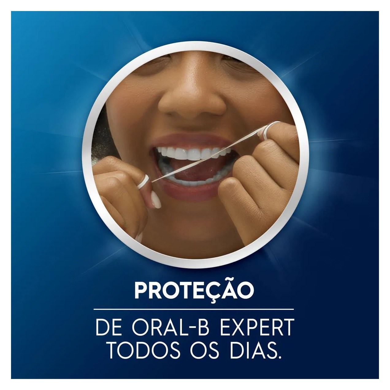 Fio Dental Oral-B Expert Limpeza Profunda Sabor Menta 2 unidades de 25m cada