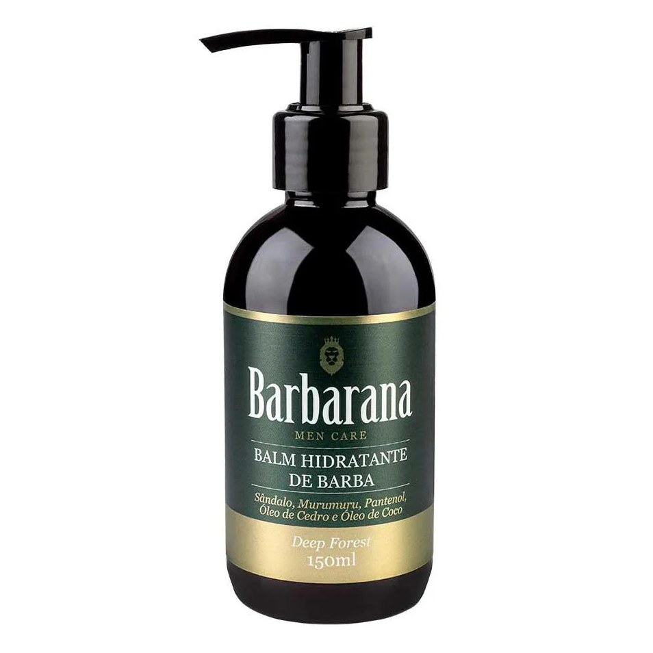 Balm Hidratante De Barba Deep Forest Oriental Amadeirado 150ml Barbarana