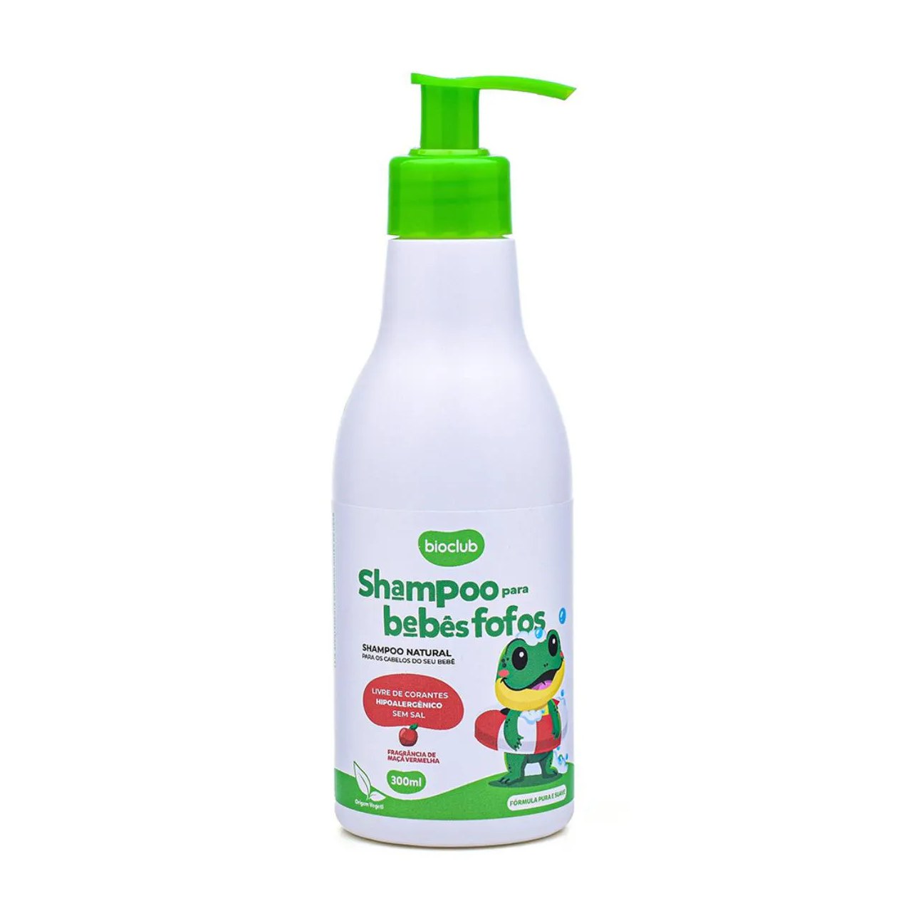 Shampoo Natural Infantil Para Bebês Fofos 300 Ml Cheiro Suave