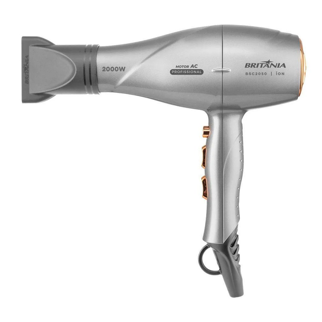 Secador De Cabelos Britânia Motor Profissional 2000W 220V