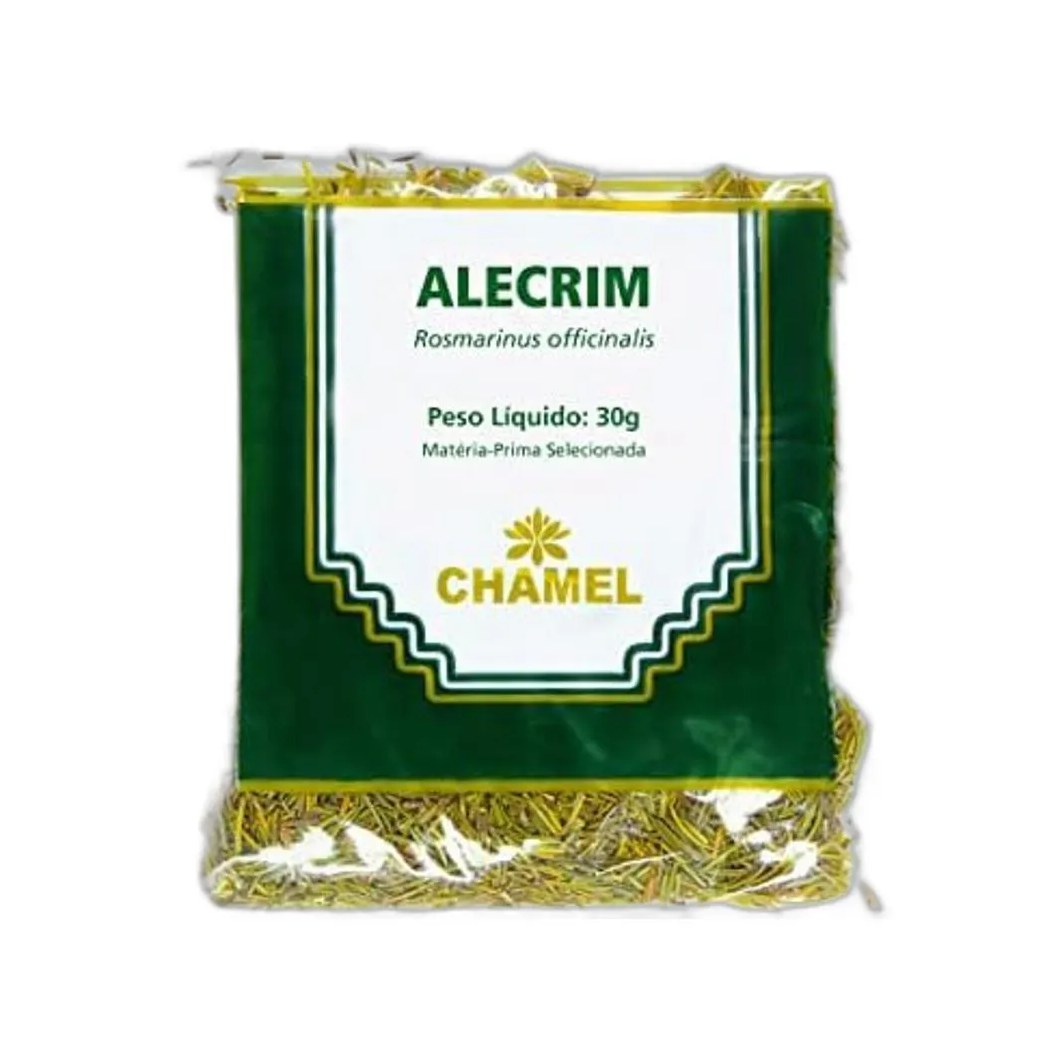 Chá Pacote Alecrim Folhas 30G - Chamel