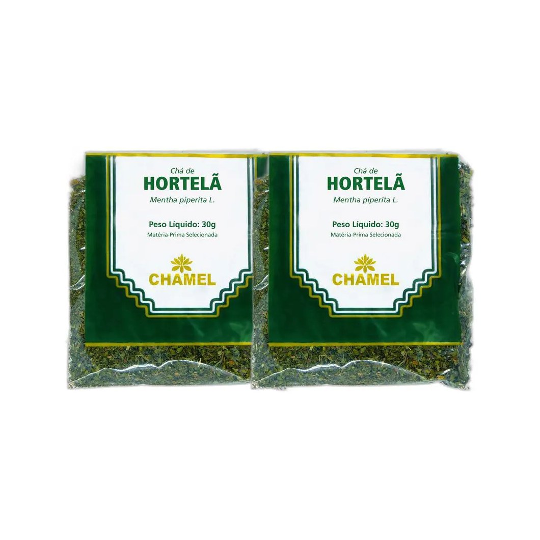 Kit 2X Chá Pacote Hortela 30G - Chamel
